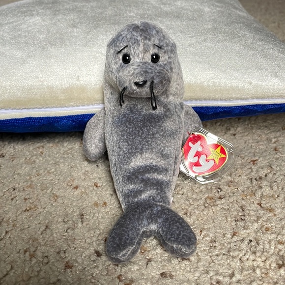 Ty Beanie Babies. Slippery the seal. Excellent condition - Picture 1 of 6